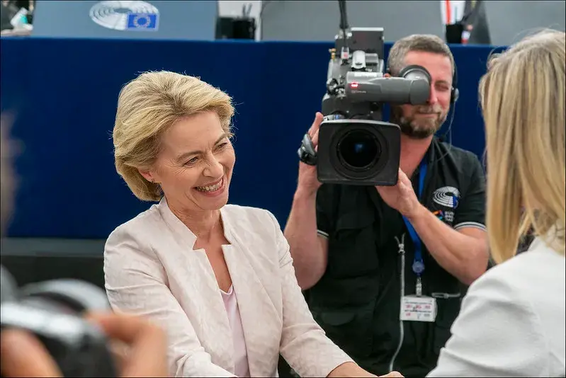 Von der Leyen, president of the European Commision, who celebrated the new inclusions to Schengen Area