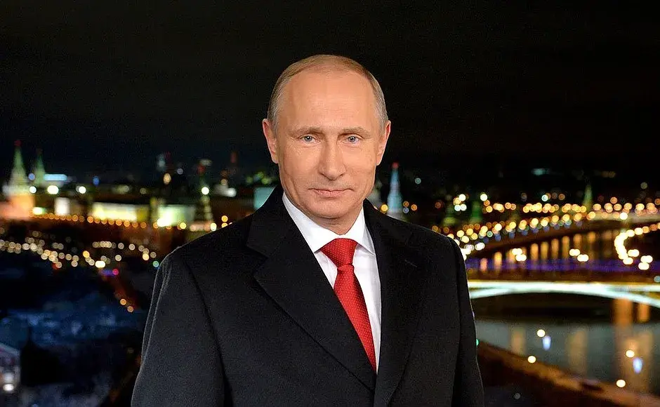 Vladimir Putin in his New Year's address