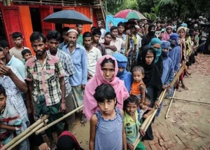 Rohingya displaced families
