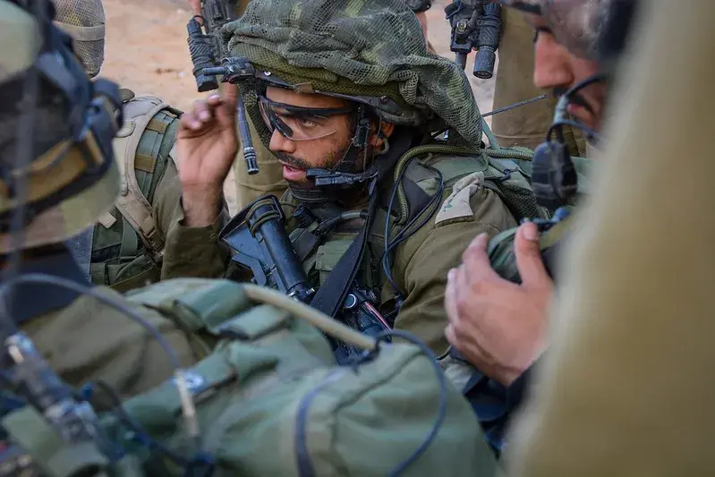 IDF soldiers. Israel clashed with militants infiltrating from Lebanon.
