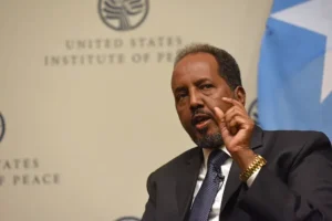 President of Somalia, Mohamud.