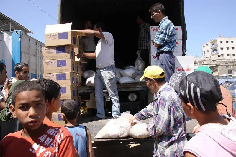 Humanitarian aid in Gaza
