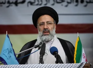 Presiden Ebrahim Raisi from Iran, who condemned the attacks of the Islamic State