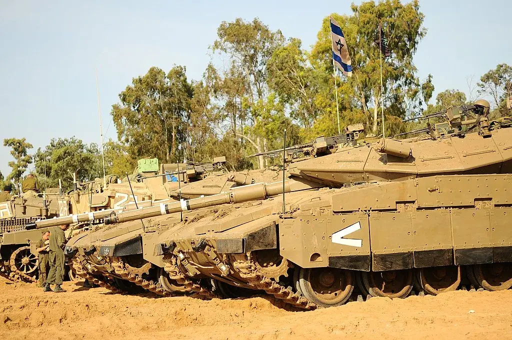 Israeli tanks in Gaza