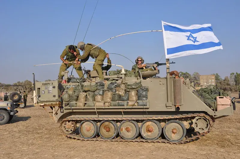 Israeli tank in Gaza