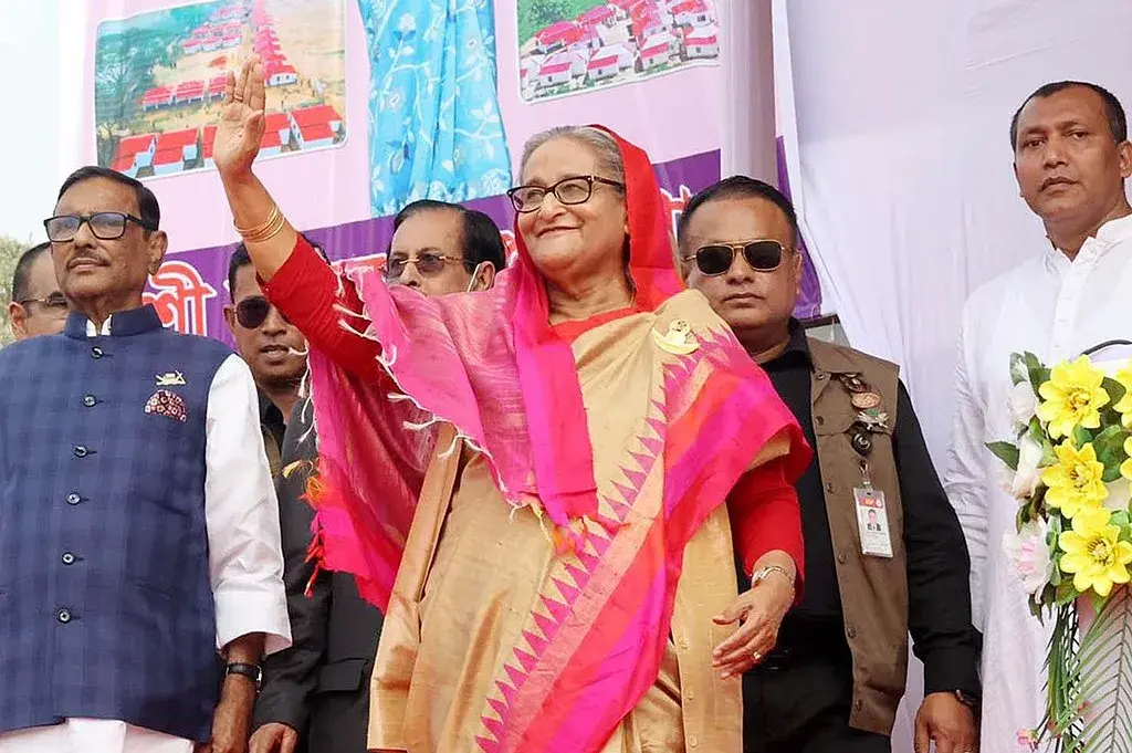 Sheikh Hasina, who will compete for a new term as Prime Minister in next Bangladesh elections