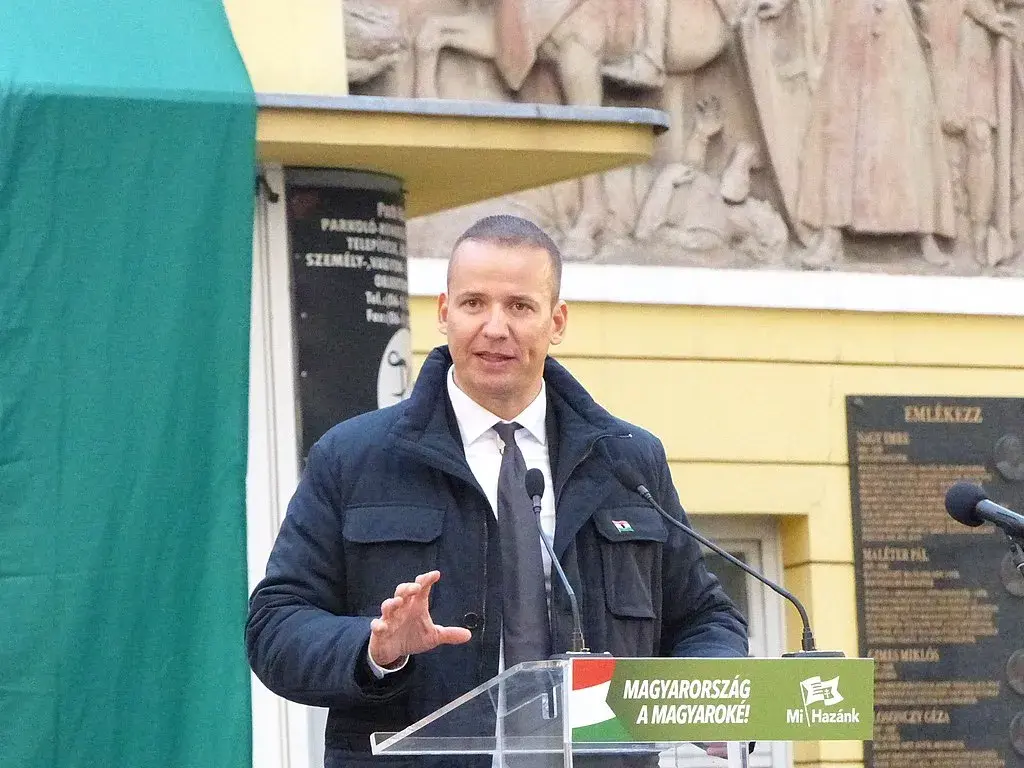 Hungarian far-right leader Laszlo Toroczkai