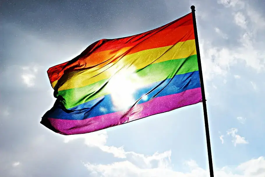 LGBT flag. Greece is about to legalize same-sex marriage.