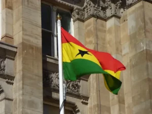 Flag of Ghana.