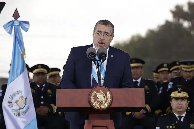 President of Guatemala, Bernardo Arévalo.