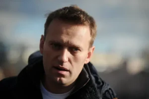 Close-up photo of Alexei Navalny.