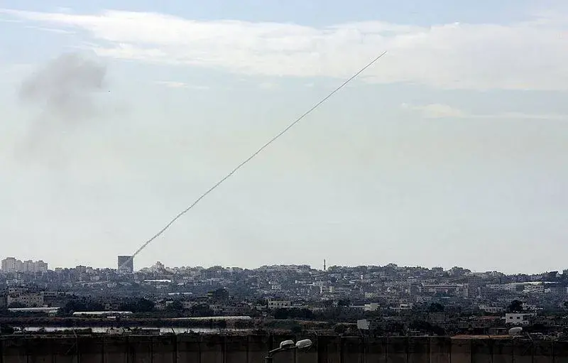 Rocket firing to Israel