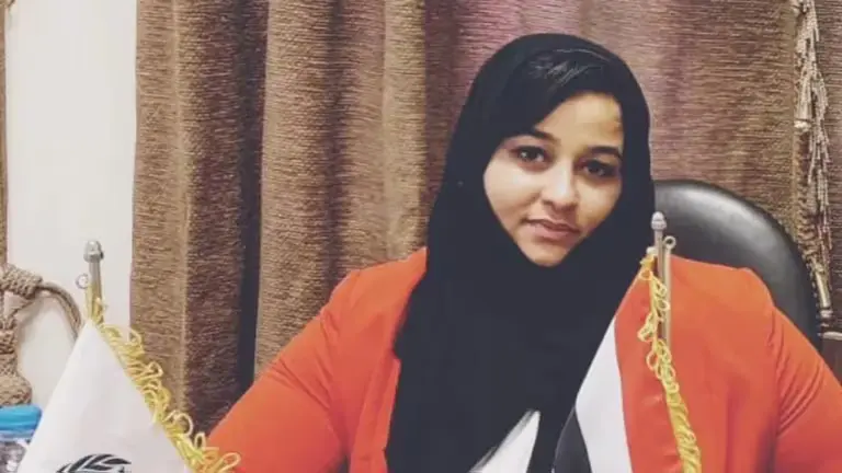 Fatima Saleh Al Arwali, a Yemeni human rights activist.