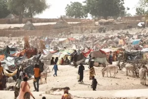 Refugee camp for Sudanese people displaced for the war.