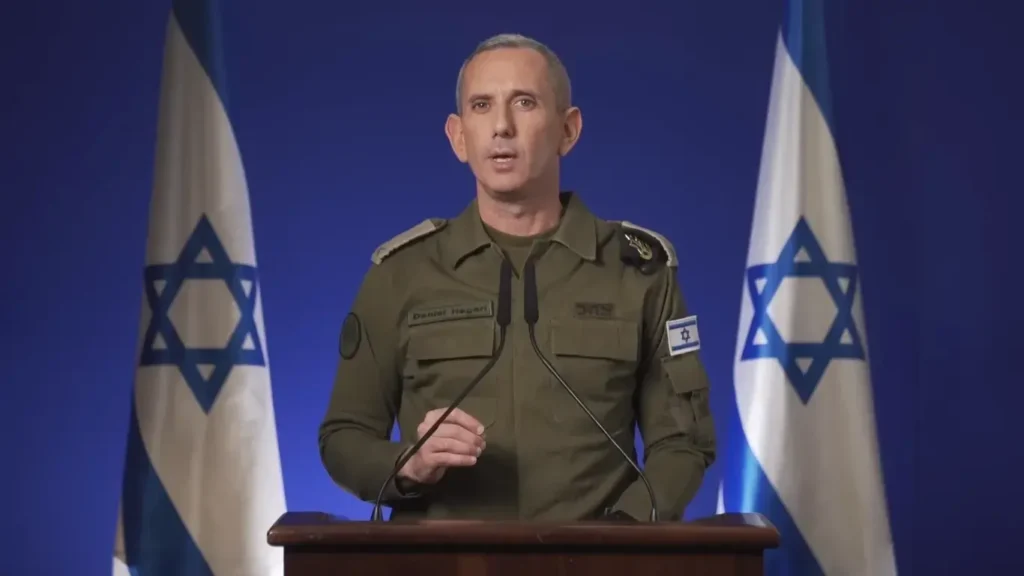 IDF spokesperson Daniel Hagari.