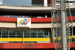 Venezuela's National Electoral Council (CNE) building.