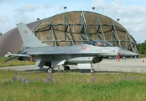 F16 Fighting Falcon from Danish Air Force.