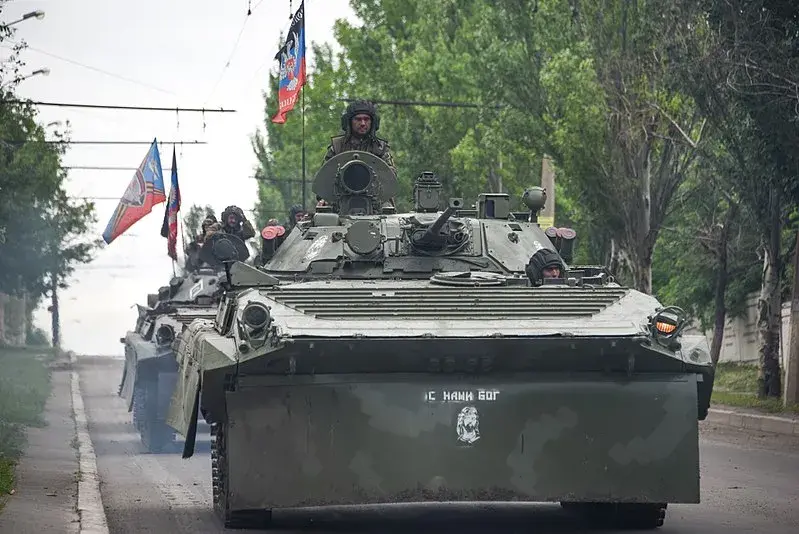 Russian tanks.