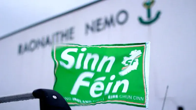 Sinn Féin flag.