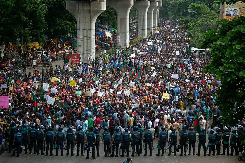 Bangladesh protests.