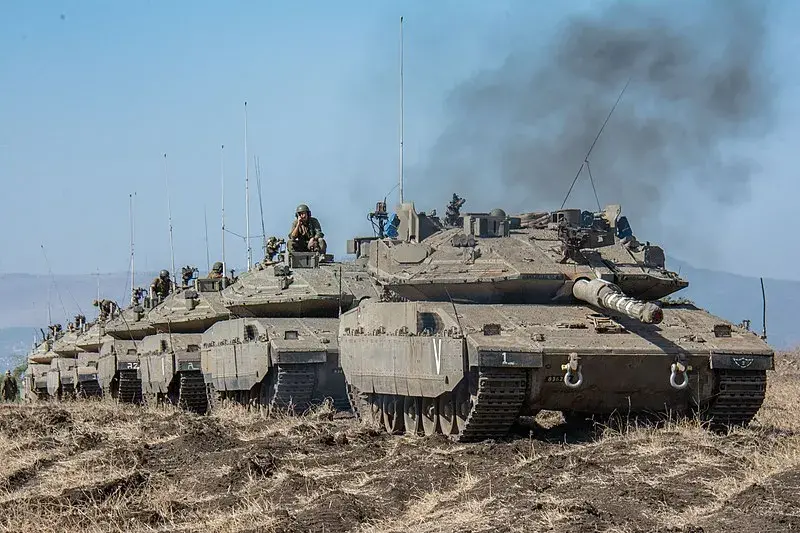 Israeli Merkava tanks