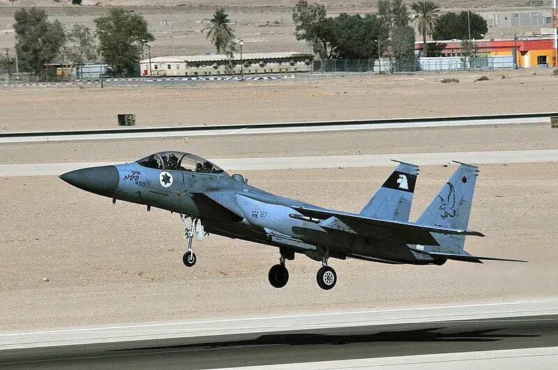 Israeli fighter jet.
