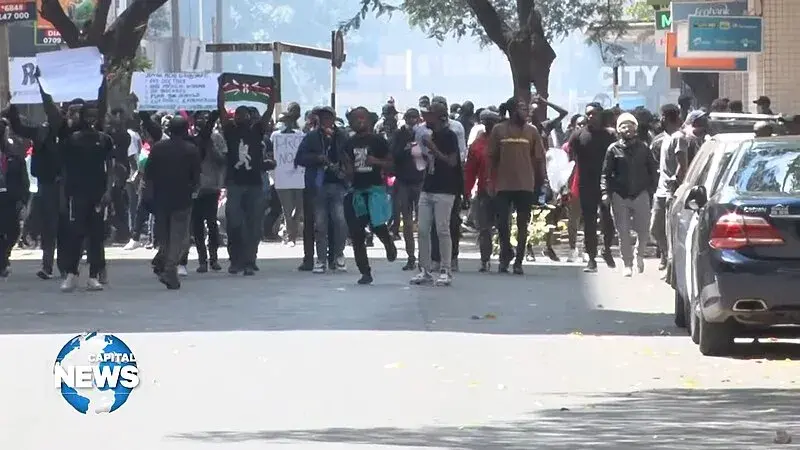 Kenya protesters.