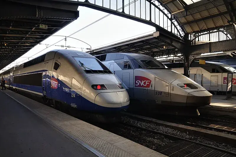 Paris high-speed trains.